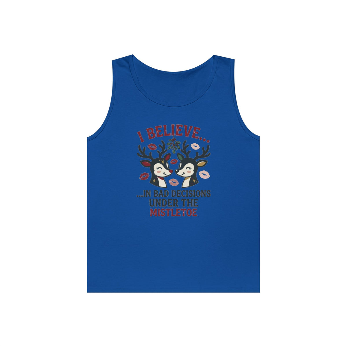 "Bad Decisions Under the Mistletoe" Tank Top
