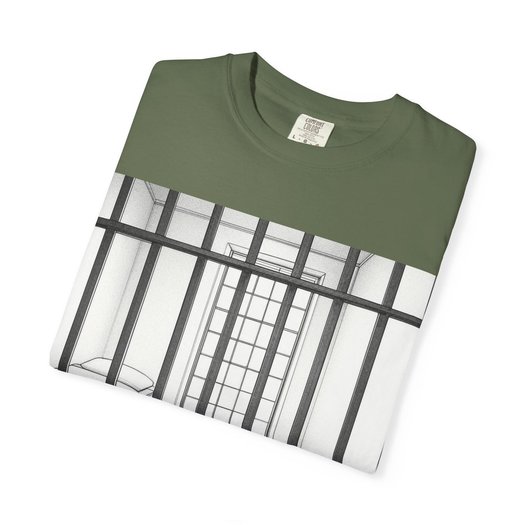 "86-47 Jail Cell" Unisex Garment-Dyed T-shirt