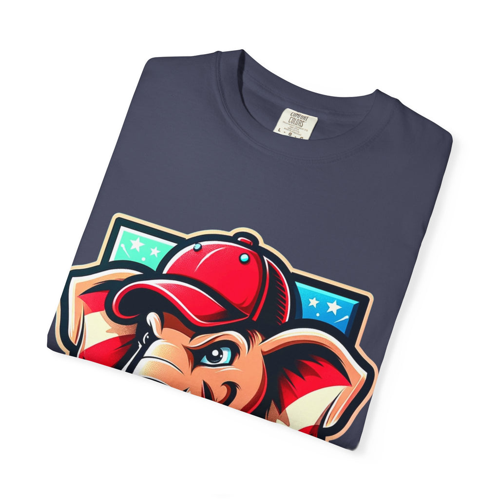 "The Patriot Elephant" Unisex Garment-Dyed T-shirt