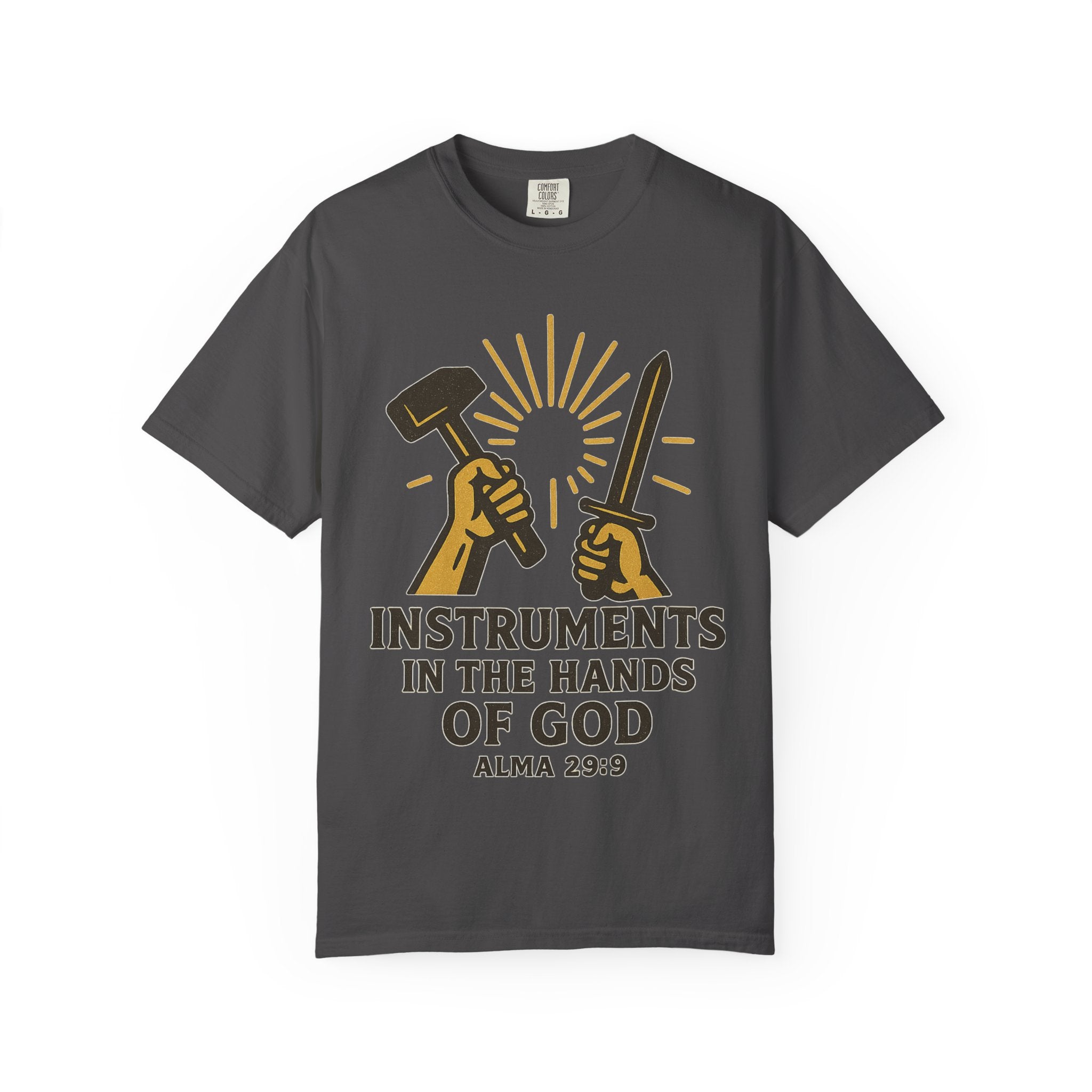 "Instruments in the Hands of God" Unisex Garment-Dyed T-shirt