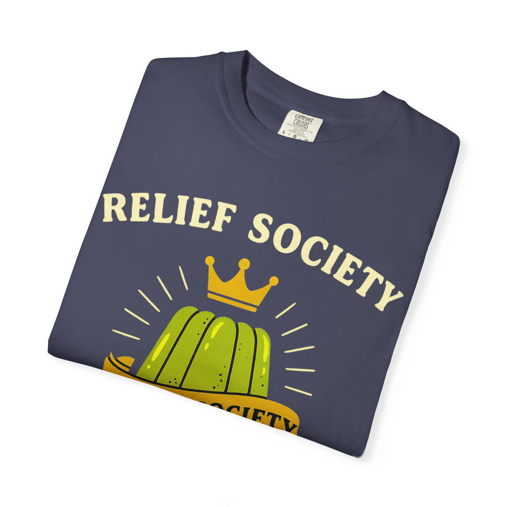 "Relief Society Bake-Off Champion" Unisex Garment-Dyed T-shirt