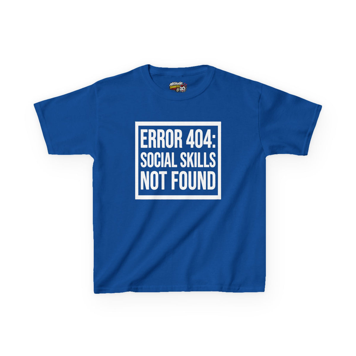 "Social Skills Not Found" Kids Tee