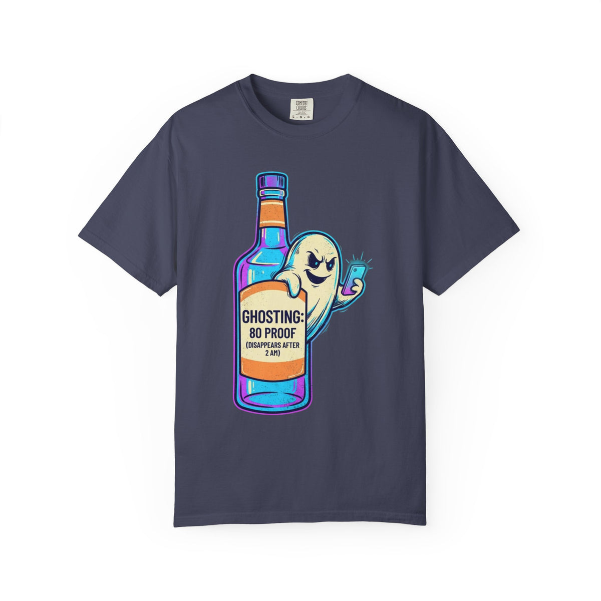 Color: Denim | Ghosting Unisex Garment-Dyed Tee