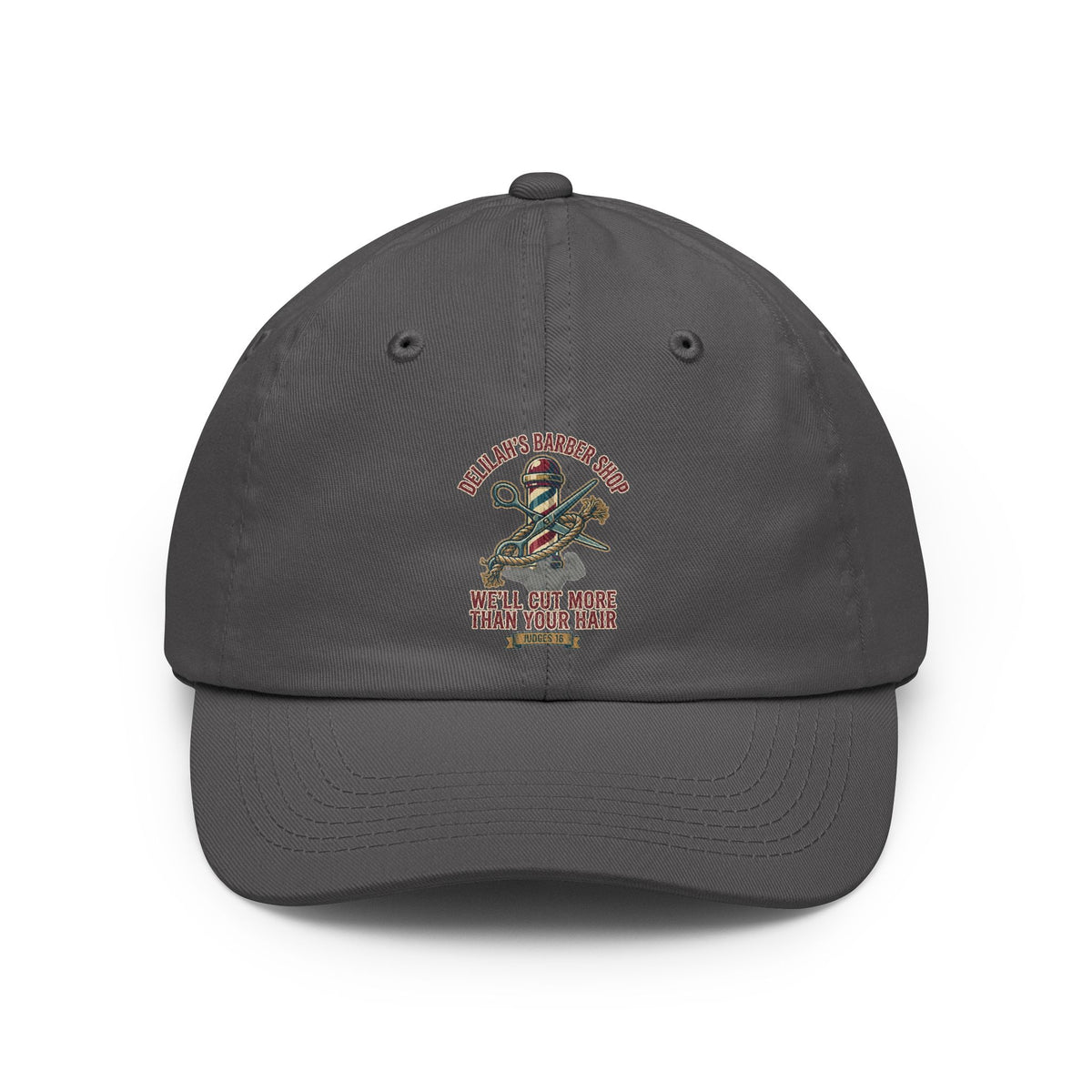 Color: Charcoal | Good Book Series Delilah's Barber Shop Dad Hat