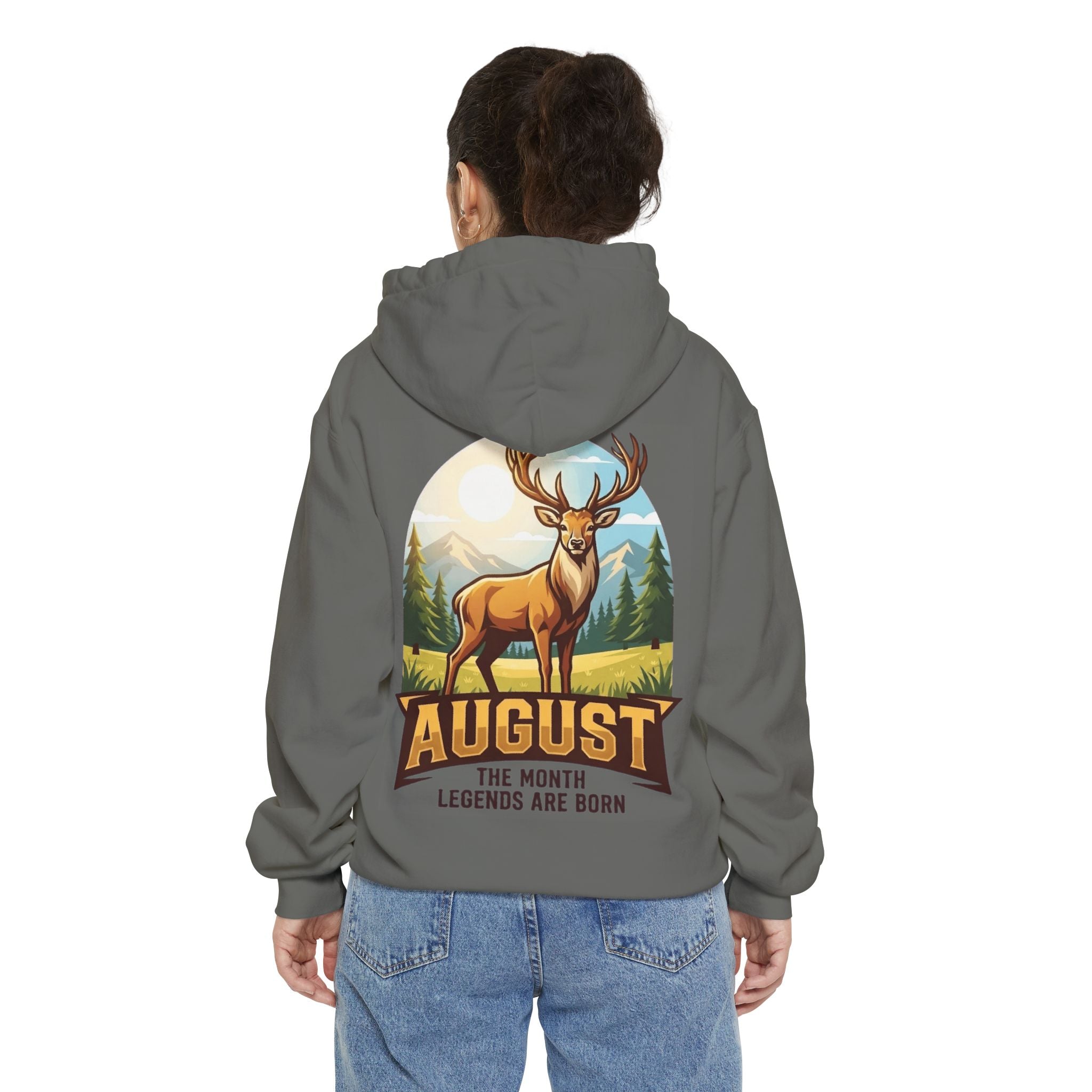 "August Legend" Garment-Dyed Hoodie