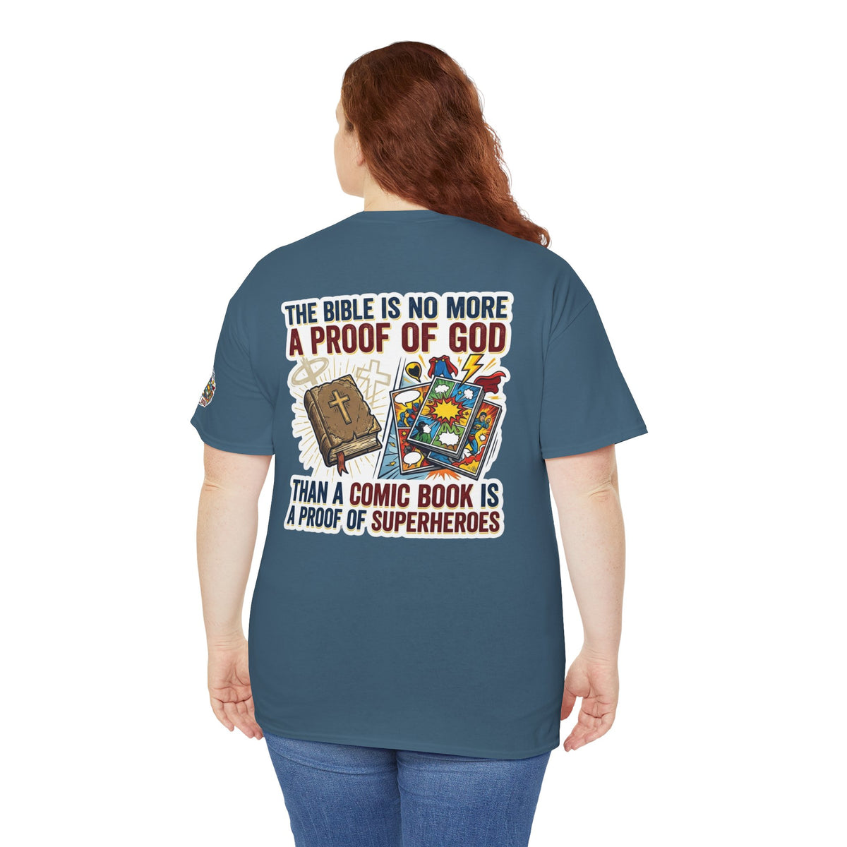Color: Indigo Blue | Bible Proof of Good Premium Graphic Tee