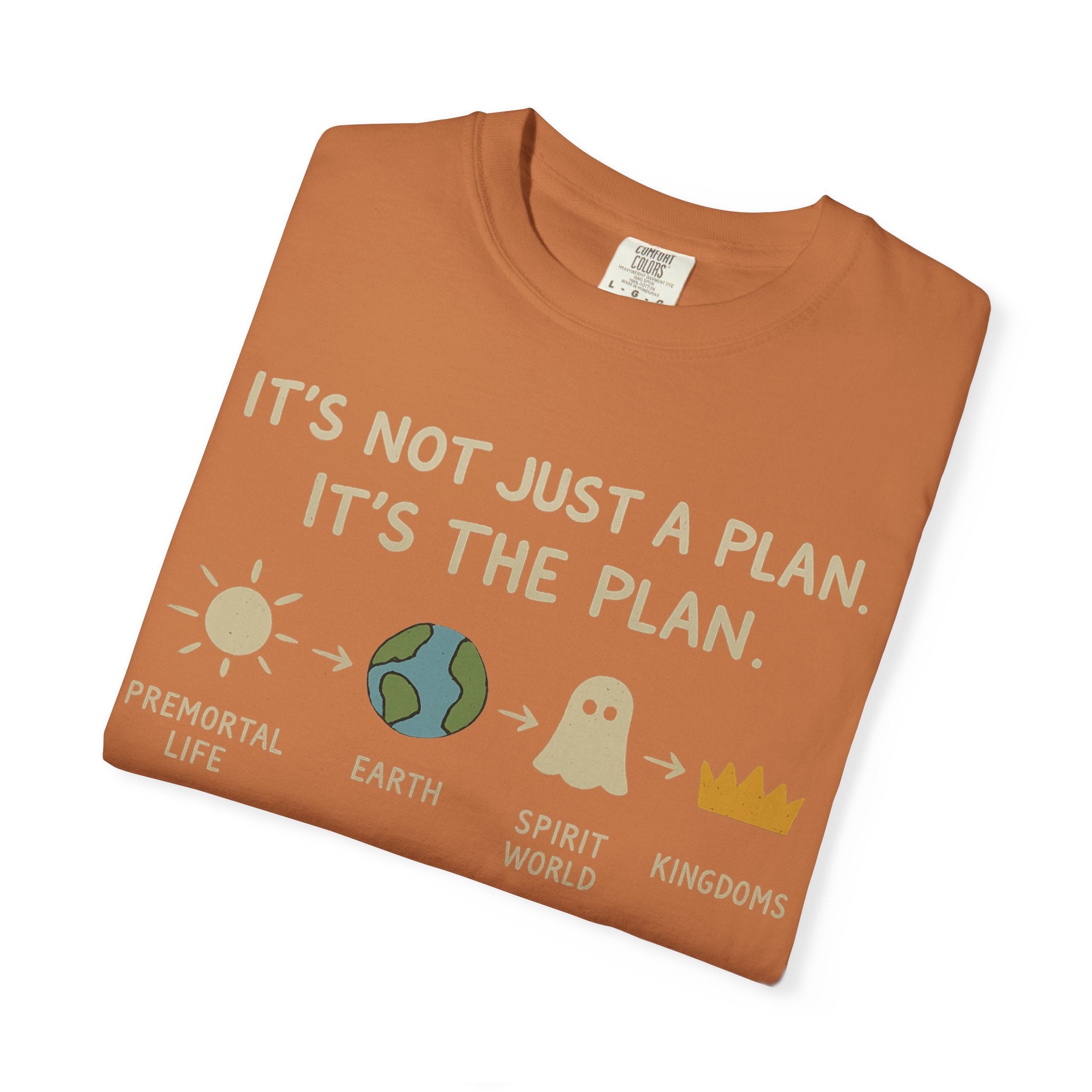 "It's The Plan" Unisex Garment-Dyed T-shirt