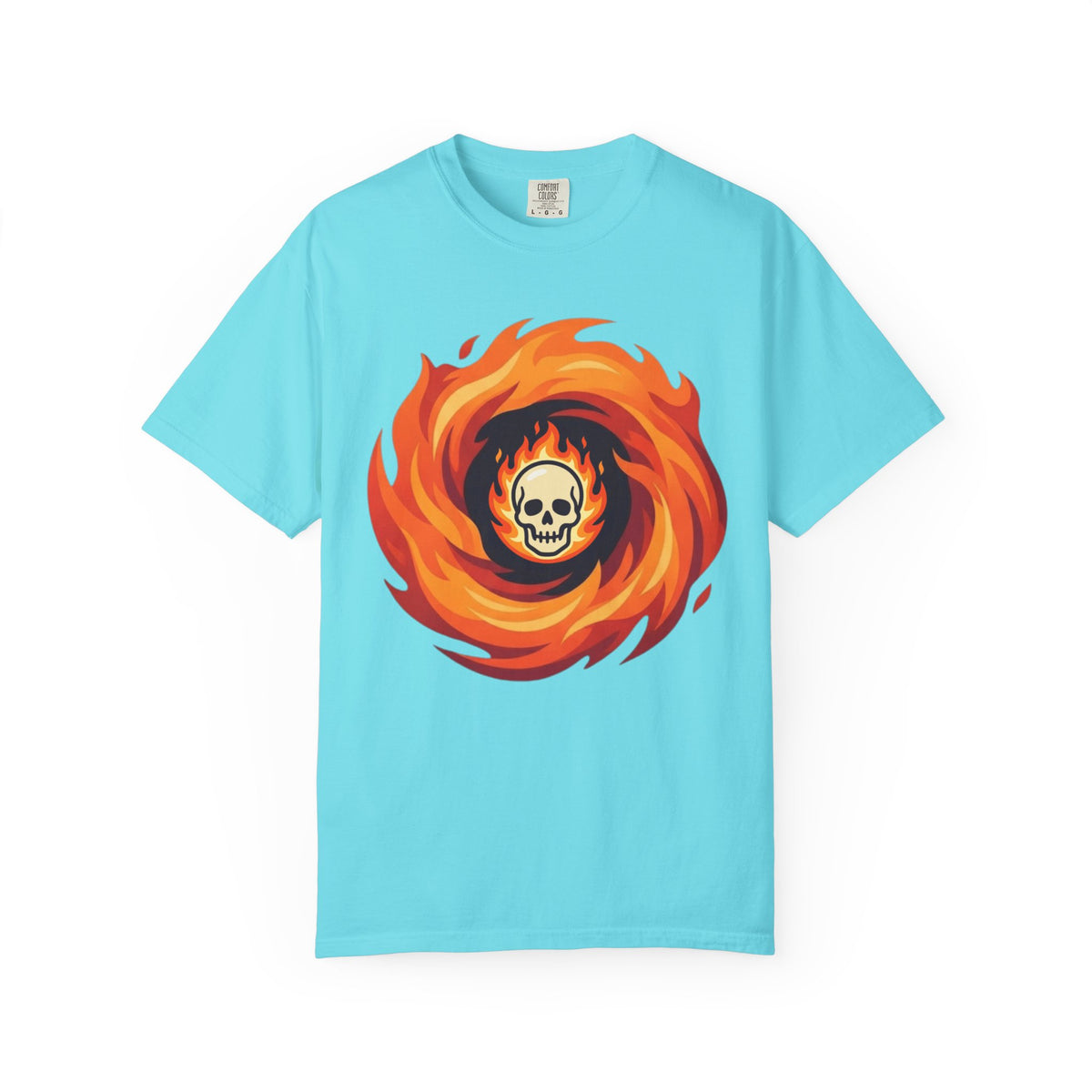Color: Lagoon Blue | Hellfire Unisex Garment-Dyed Tee