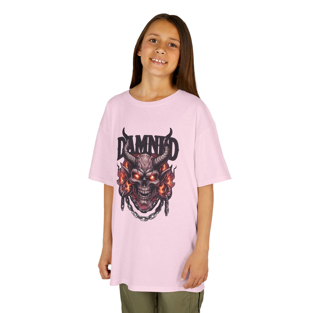 Color: Light Pink | Damned Kids Tee