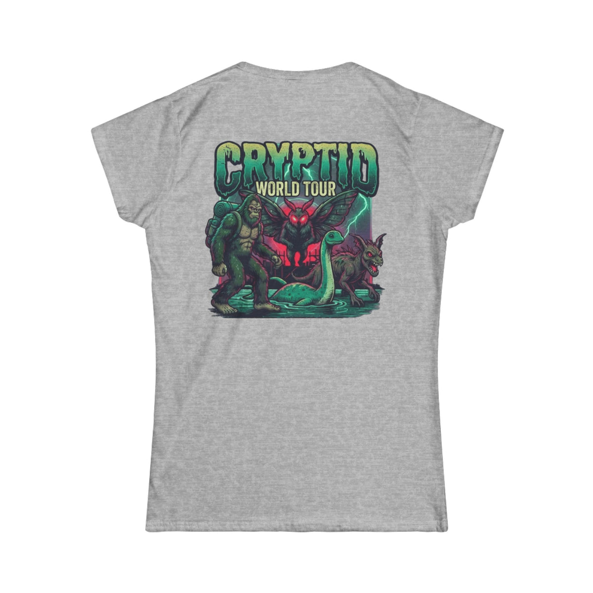 "Puzizia (Global-Cryptid Mashup) Cryptid World Tour" Women's Tee