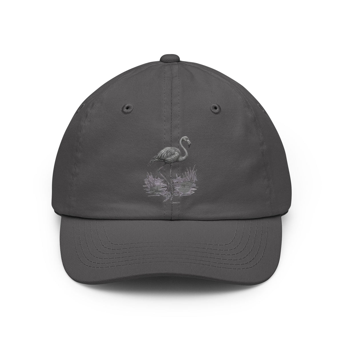 Color: Charcoal | Pencil Sketch Art Flamingo Dad Hat