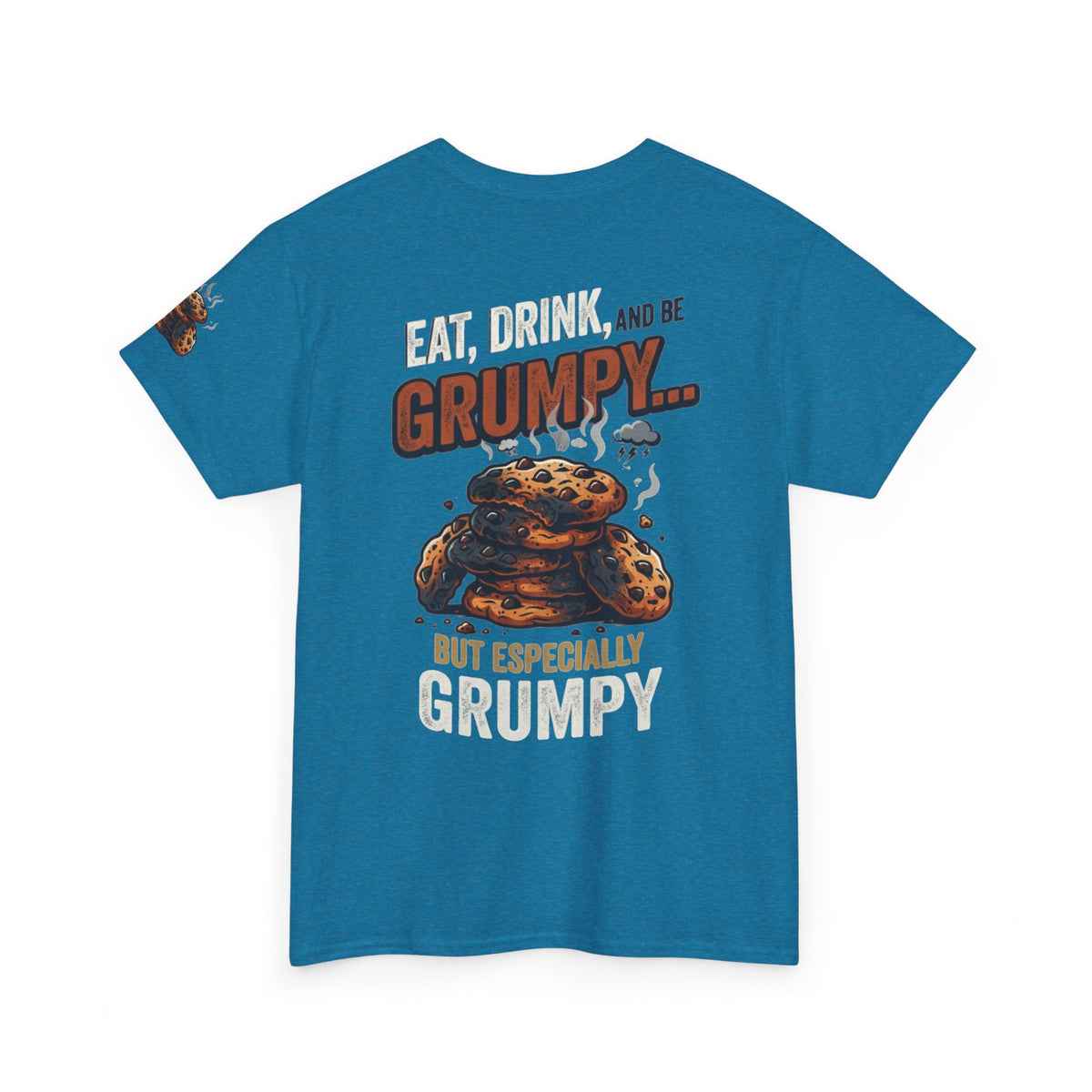 Eat Drink And Be Grumpy Premium Graphic Tee
