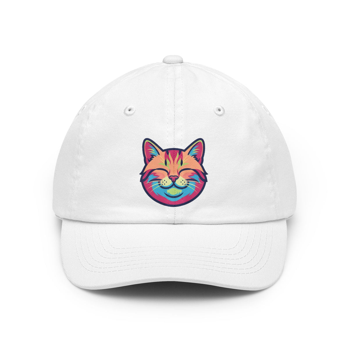 Color: White | Always Cuddle Your Pussy Dad Hat