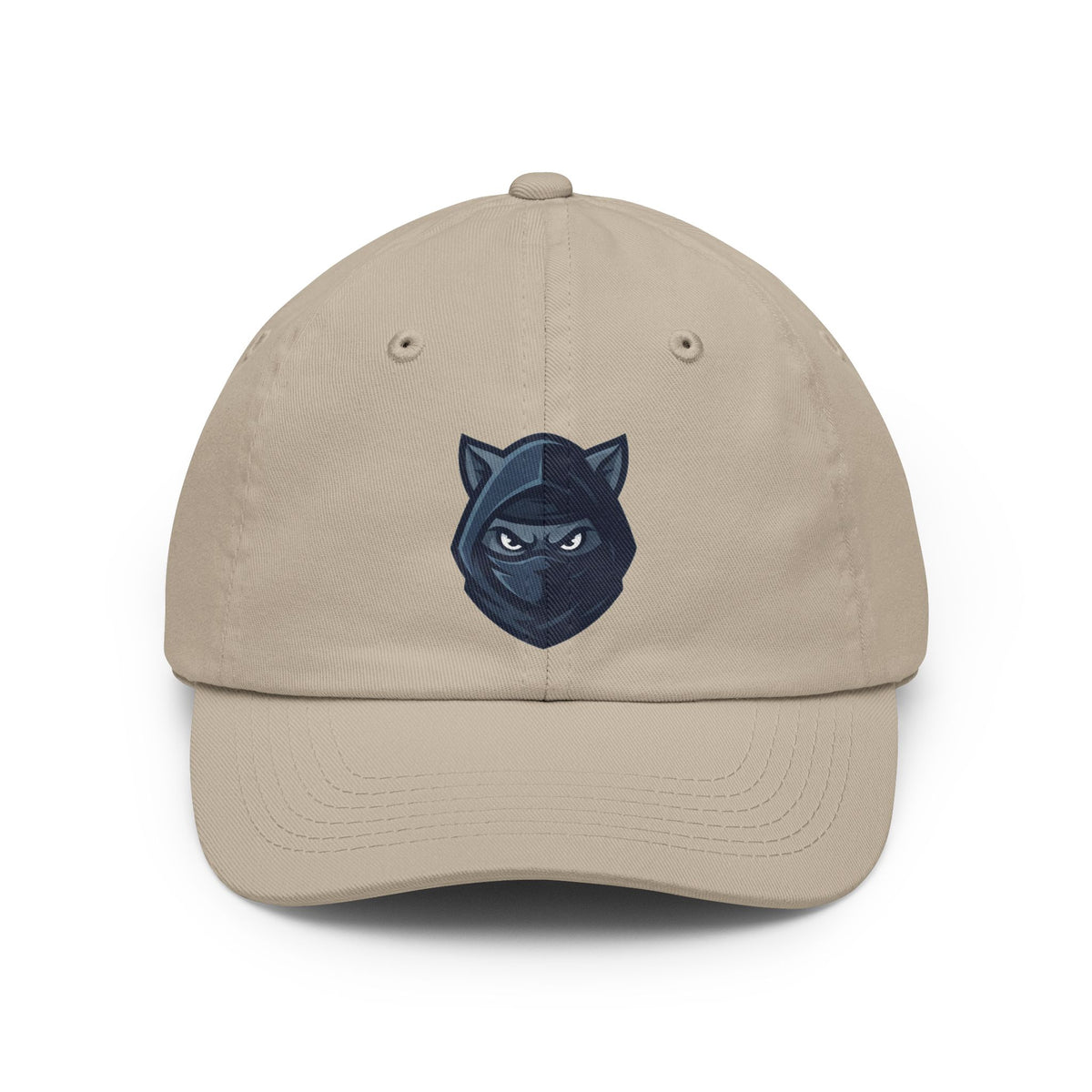 Color: Stone | Ninja Cat Credible Dad Hat — Graphic