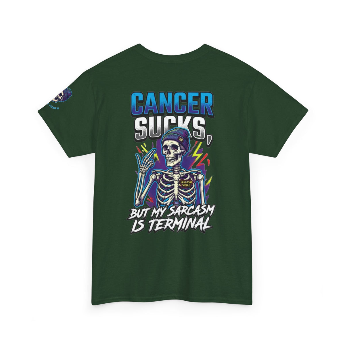 Cancer Sucks But My Sarcasm Is Terminal Premium Graphic Tee