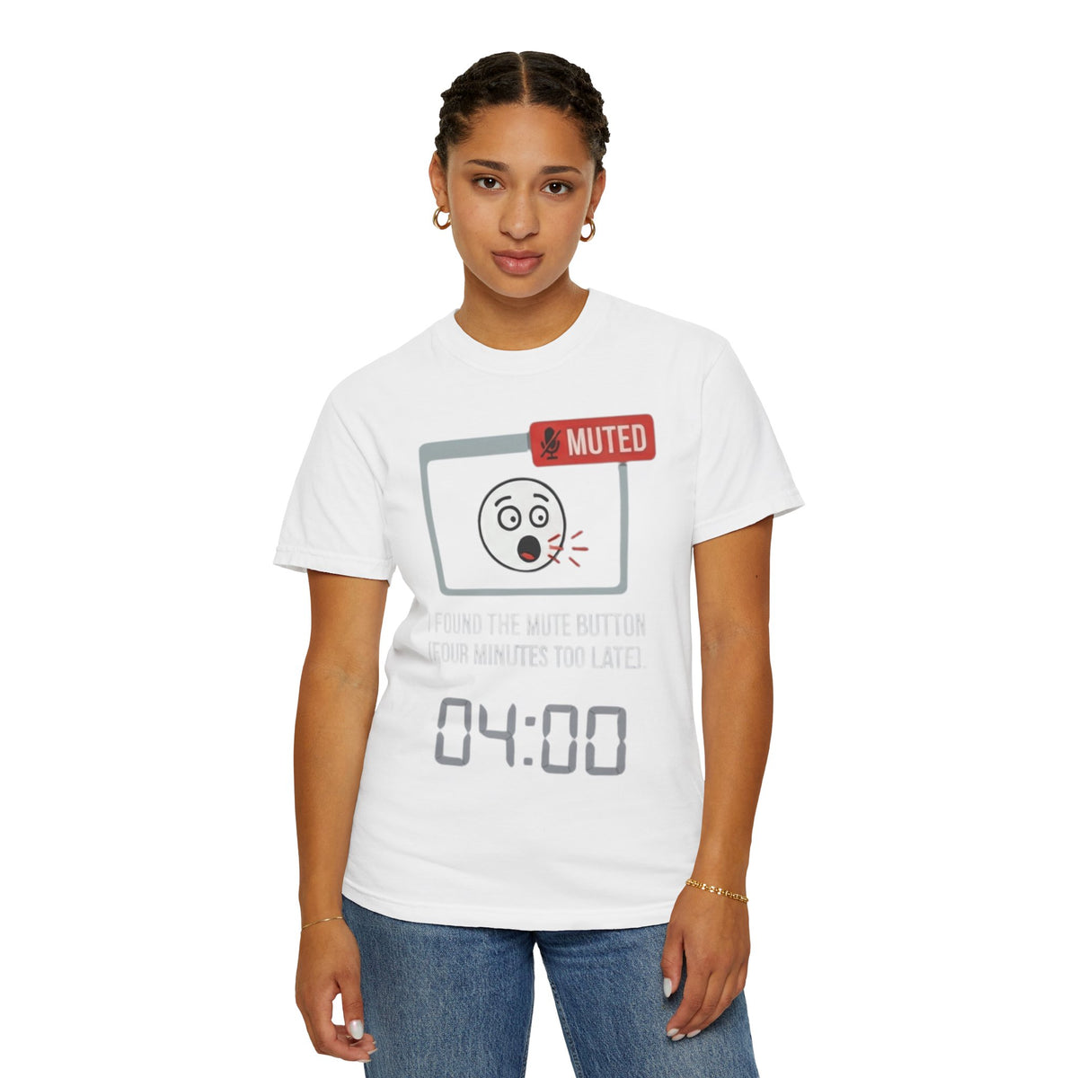 "I Found The Mute" Unisex Garment-Dyed Tee