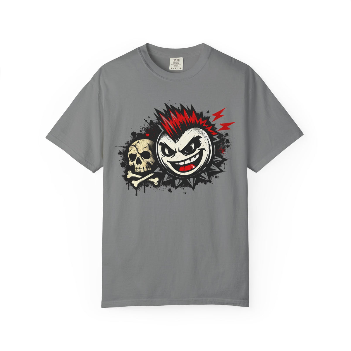 Color: Grey | Pure Uncut Attitude | Garment-Dyed Tee — AttitudeShirts
