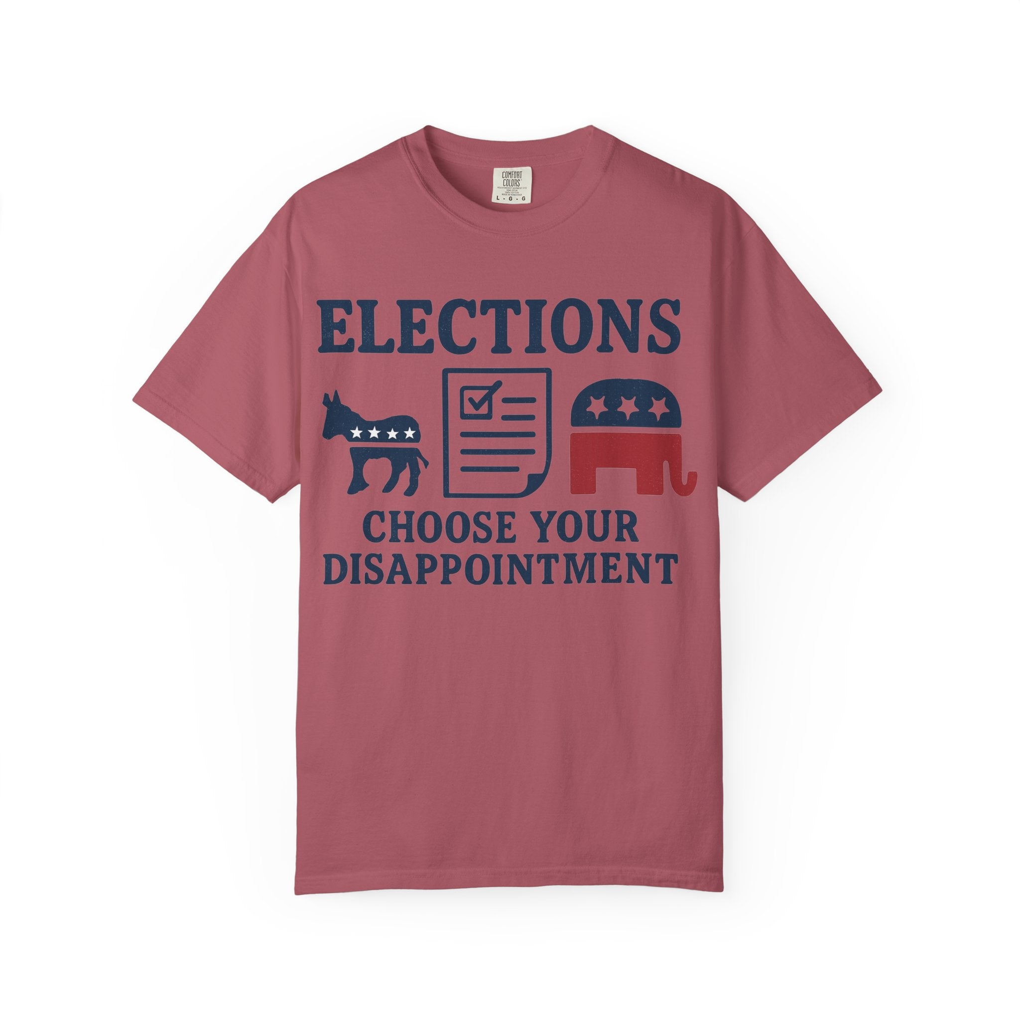 "Voting for the Best" Unisex Garment-Dyed T-shirt