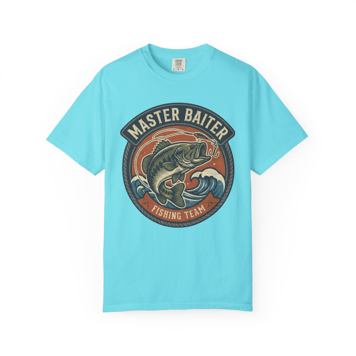 Color: Lagoon Blue | Master Baiter Unisex Garment-Dyed Tee