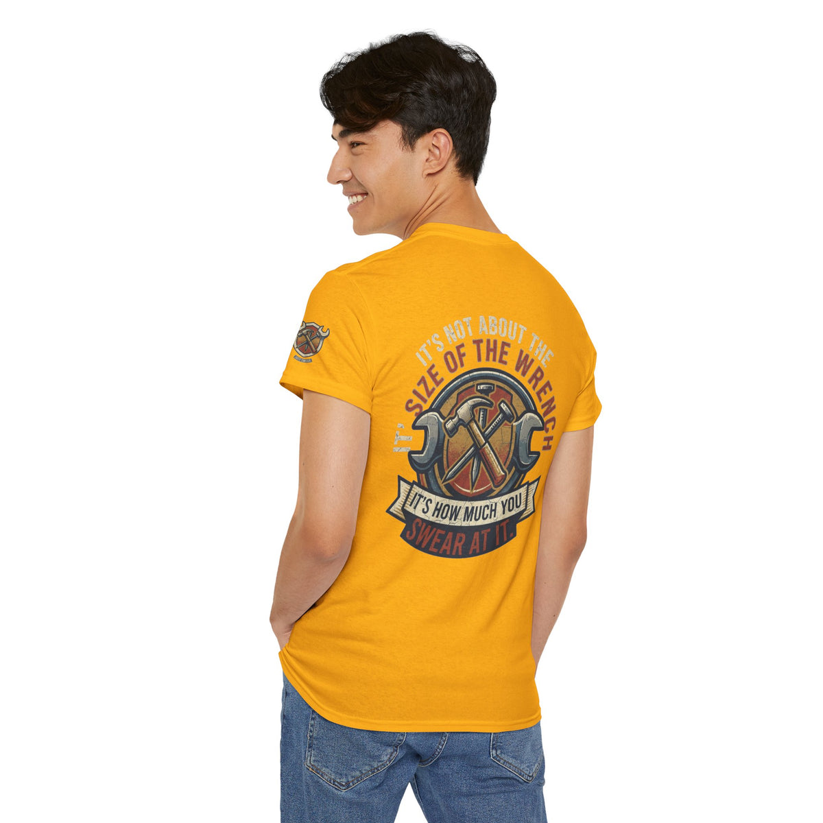 Color: Gold | Size Matters Premium Graphic Tee