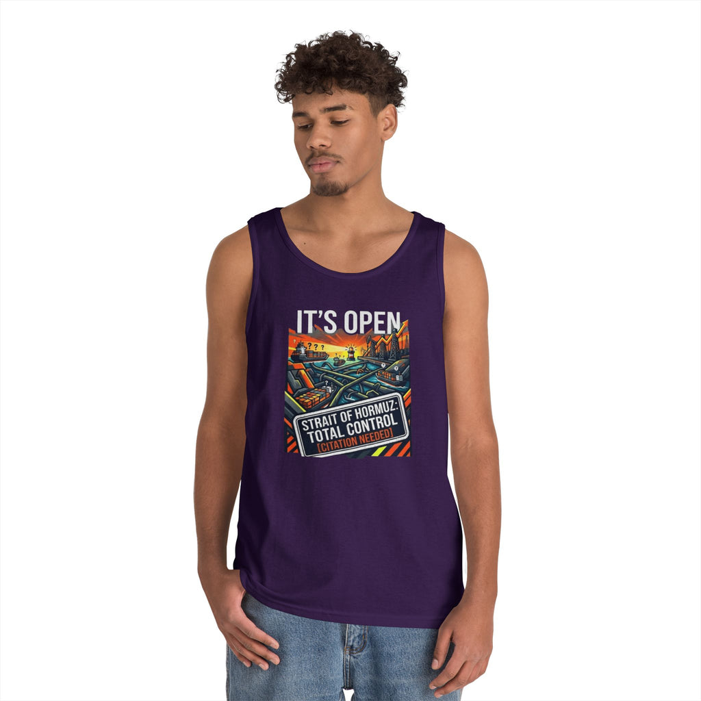 "Straight Of Hormuz is Open" Tank Top