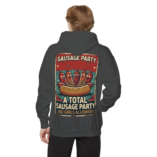 "Sausage Party" Garment-Dyed Hoodie
