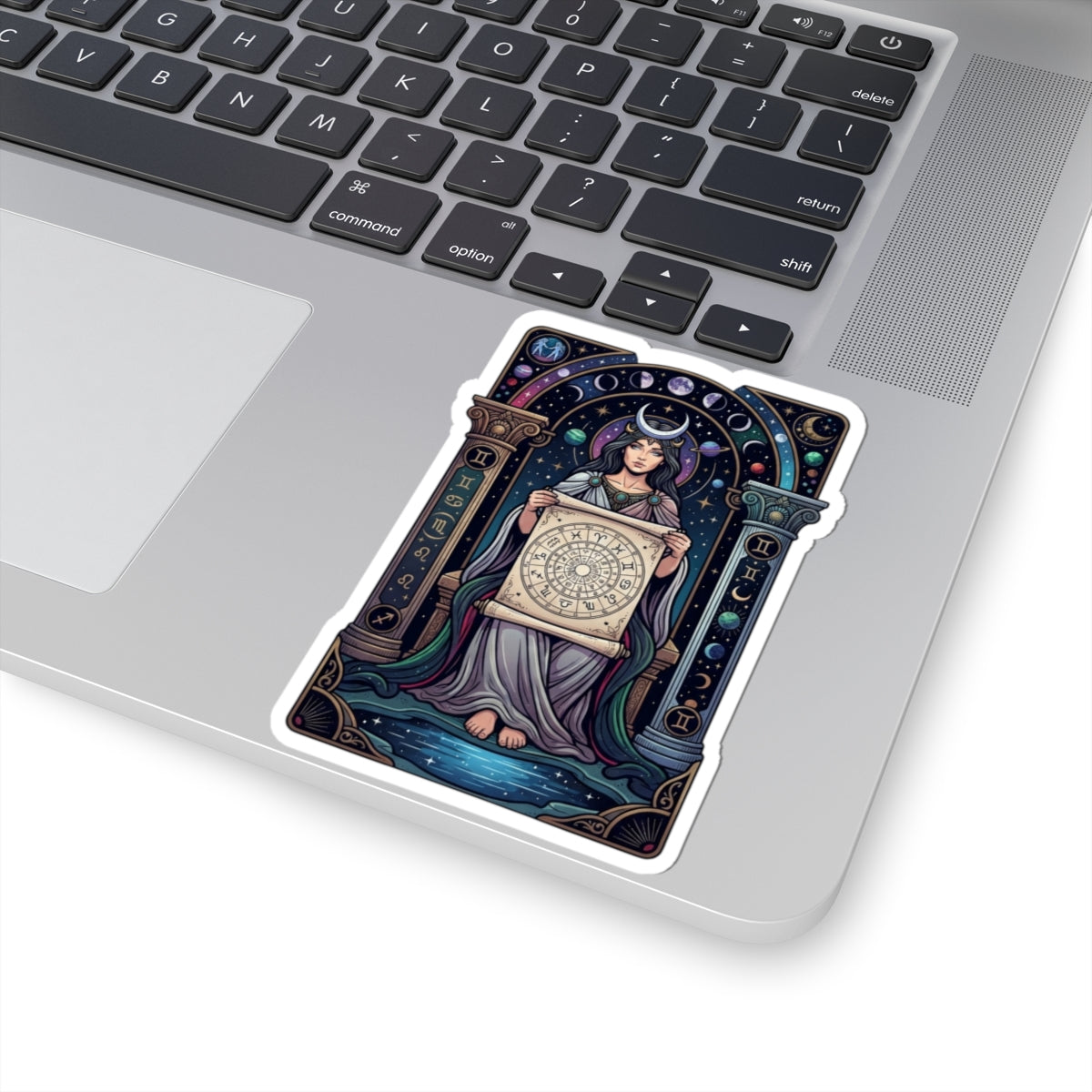 "The Cosmic Tarot (High Priestess)" Sticker — Main
