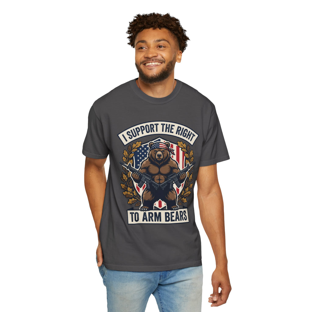 "Right to Arm Bears" Unisex Garment-Dyed Tee