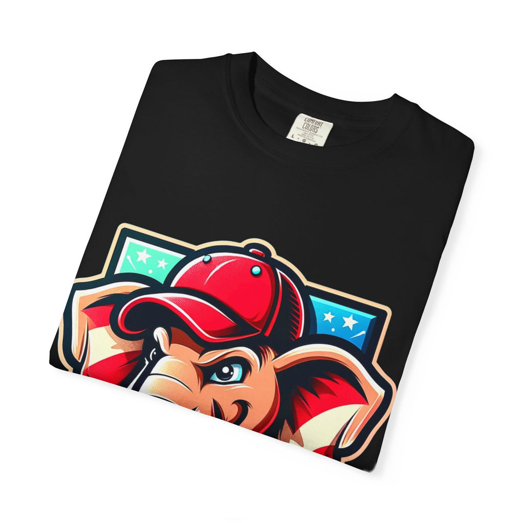 "The Patriot Elephant" Unisex Garment-Dyed T-shirt