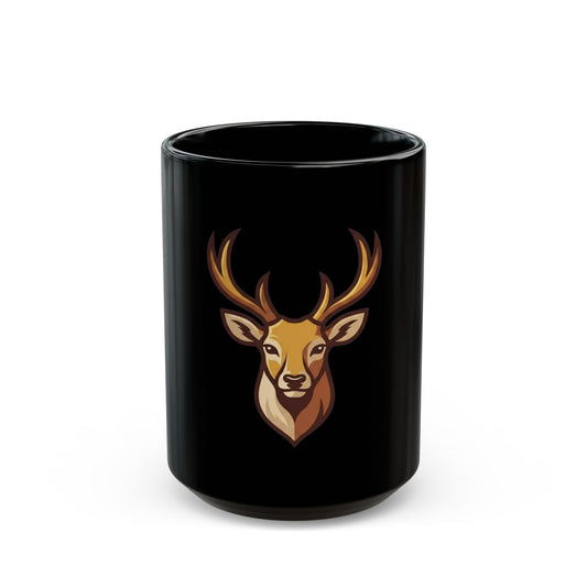 "August Legend" Black Ceramic Mug — Graphic