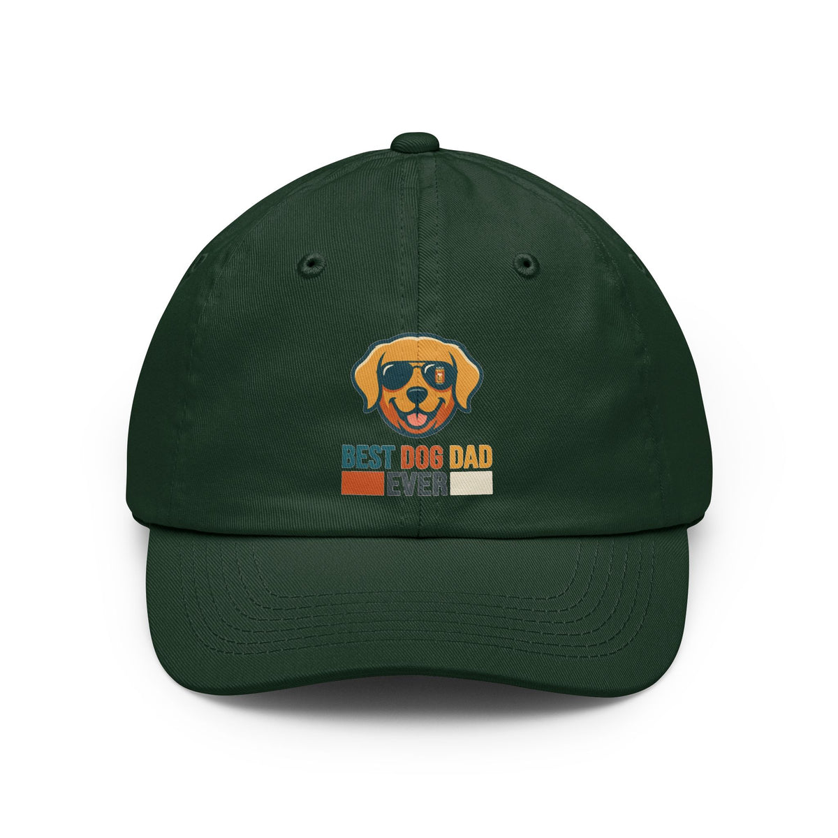 Color: Forest Green | Best Dog Dad Cap
