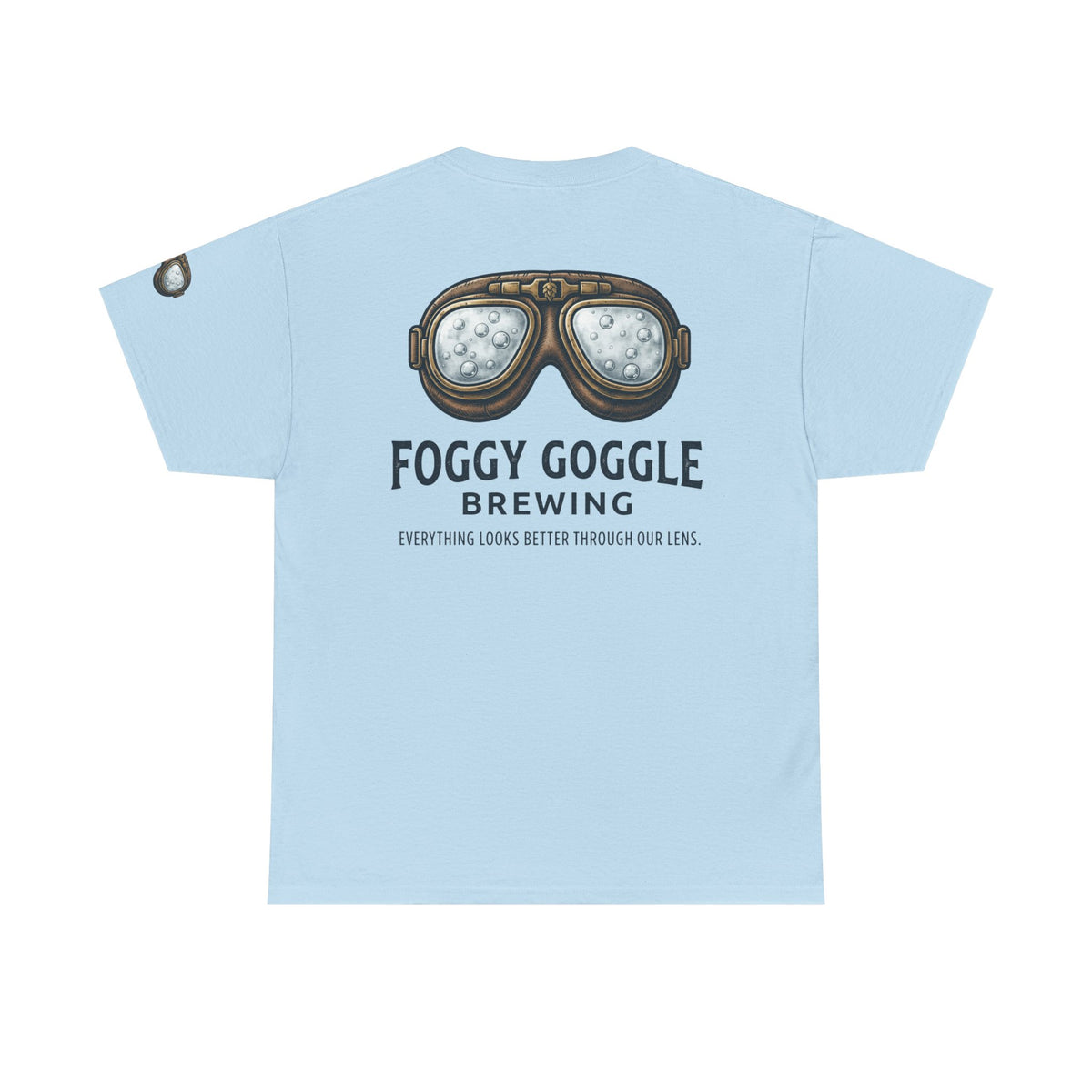 Color: Light Blue | Foggy Goggle Brewing Premium Graphic Tee