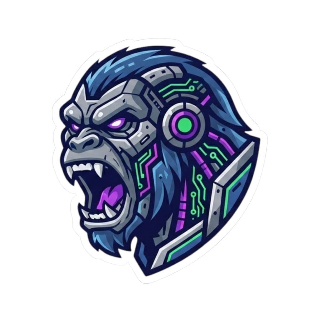 "Cyber Chimp" Sticker