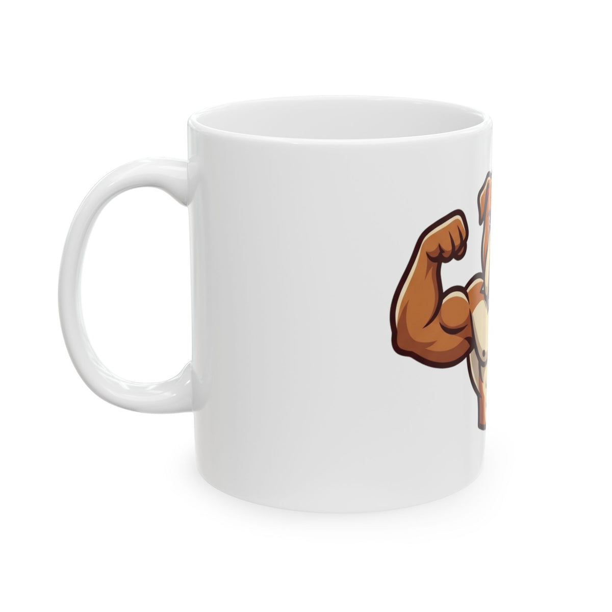 "Bull Credible" White Ceramic Mug — Graphic