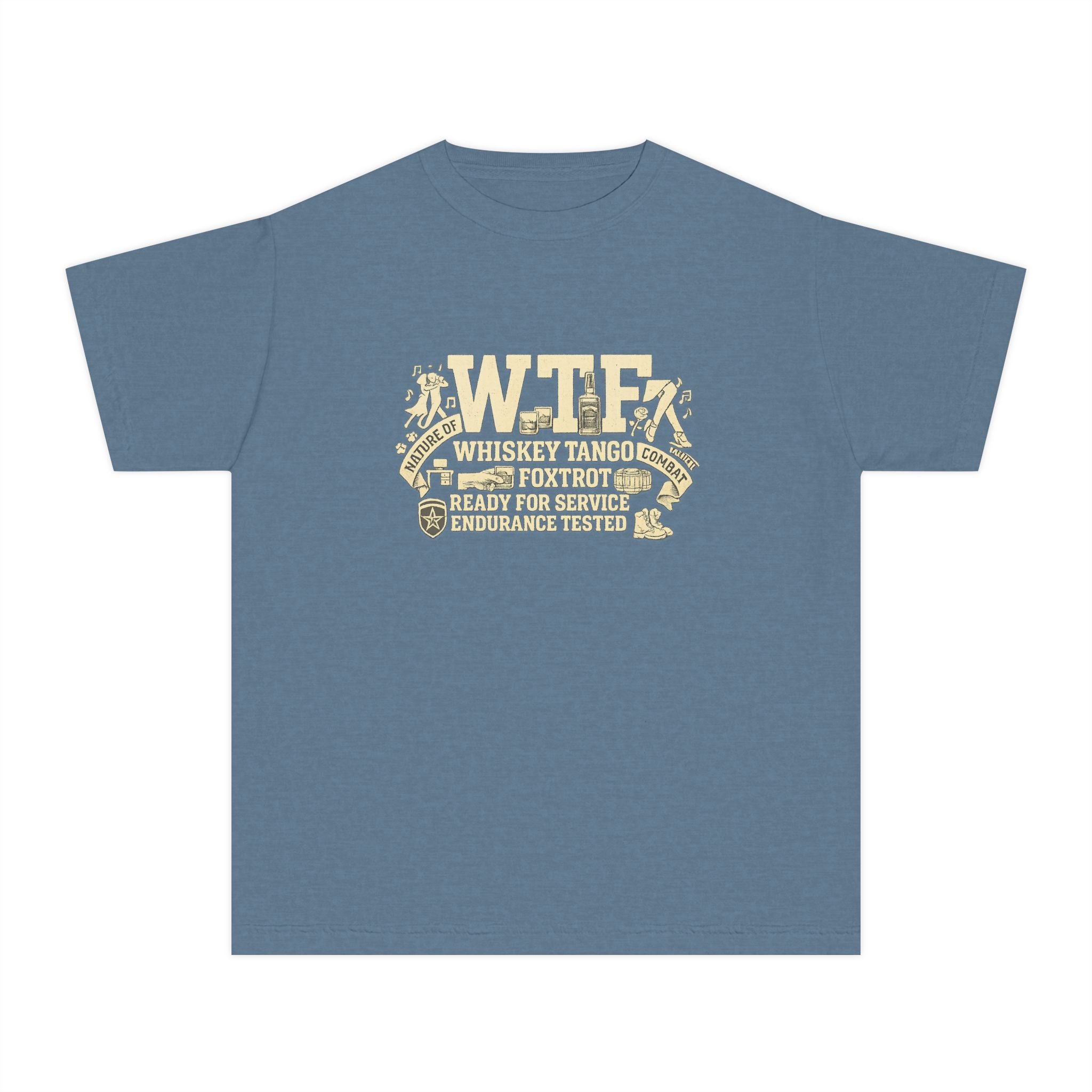 WTF Nature of Combat | Youth Tee — AttitudeShirts