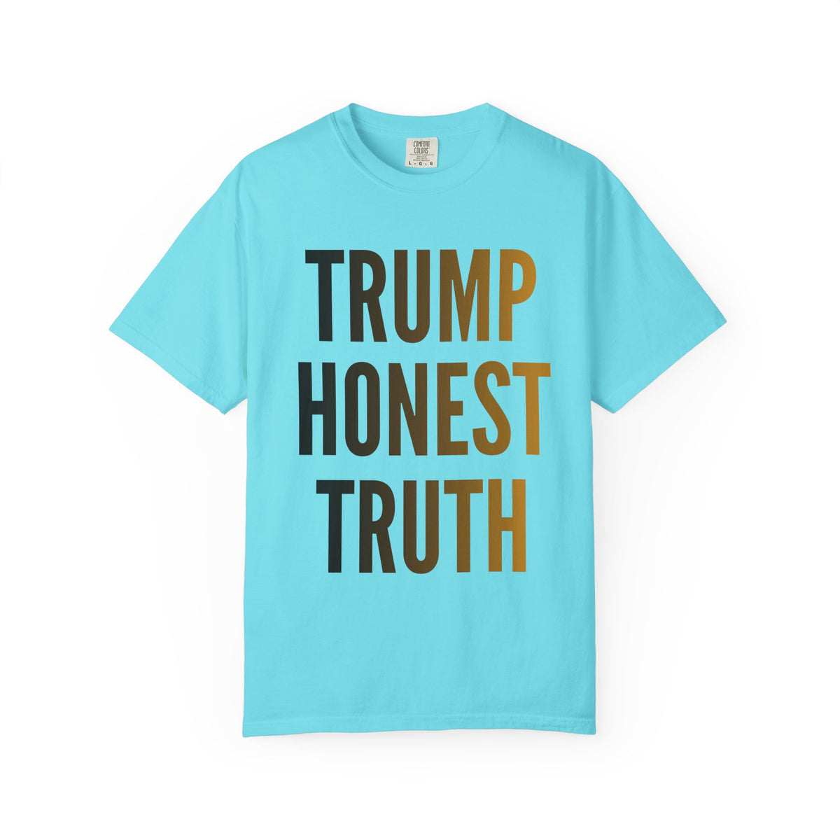 Color: Lagoon Blue | Trump Honest Truth Unisex Garment-Dyed Tee
