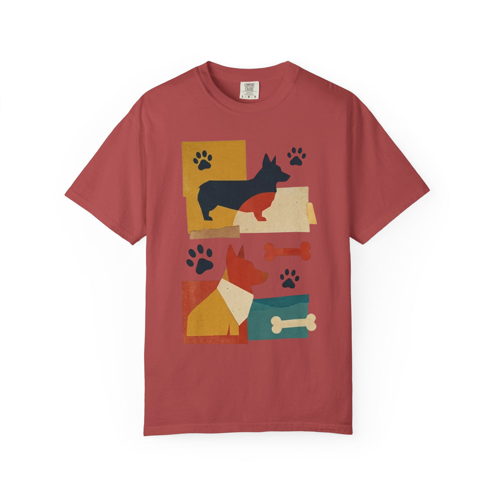 "Dogs and Bones" Unisex Garment-Dyed Tee