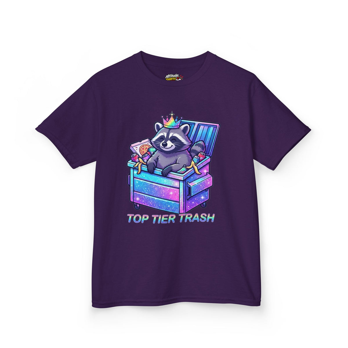Color: Purple | Top Tier Trash Kids Tee