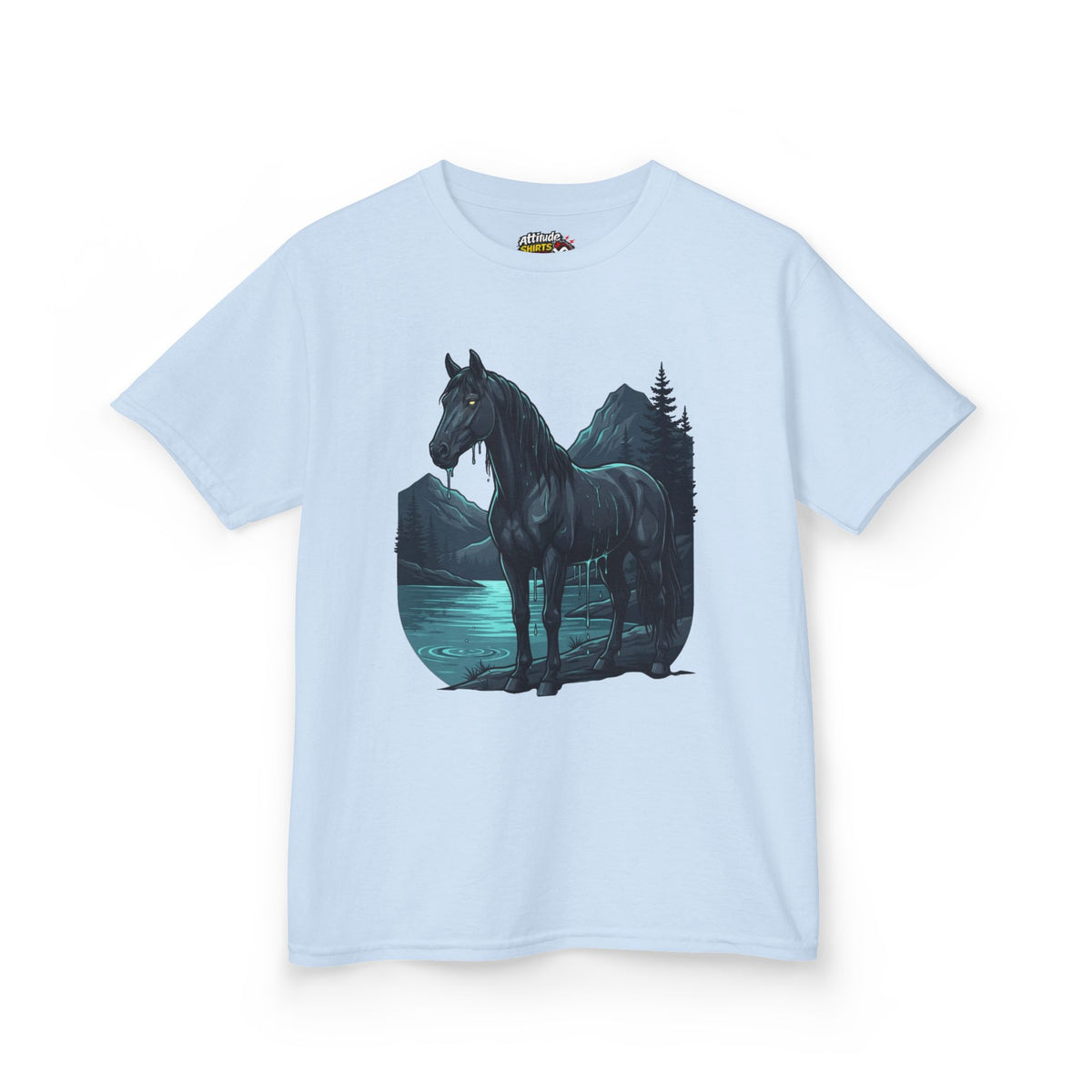 Color: Light Blue | Kelpie (Scottish Folklore) Kids Tee