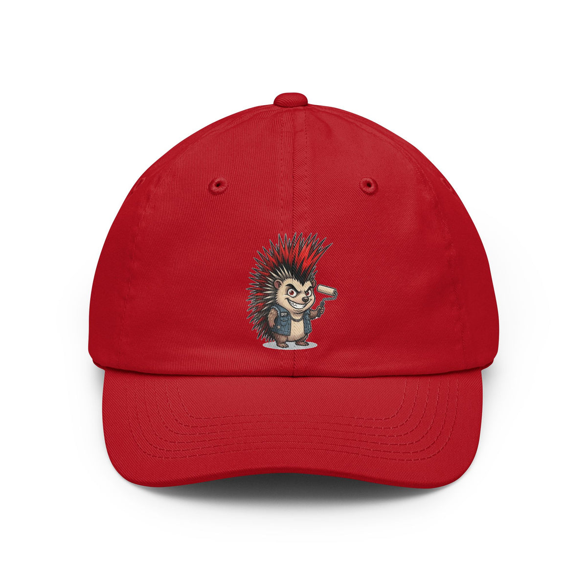 Color: Red | Punkupine Dad Hat