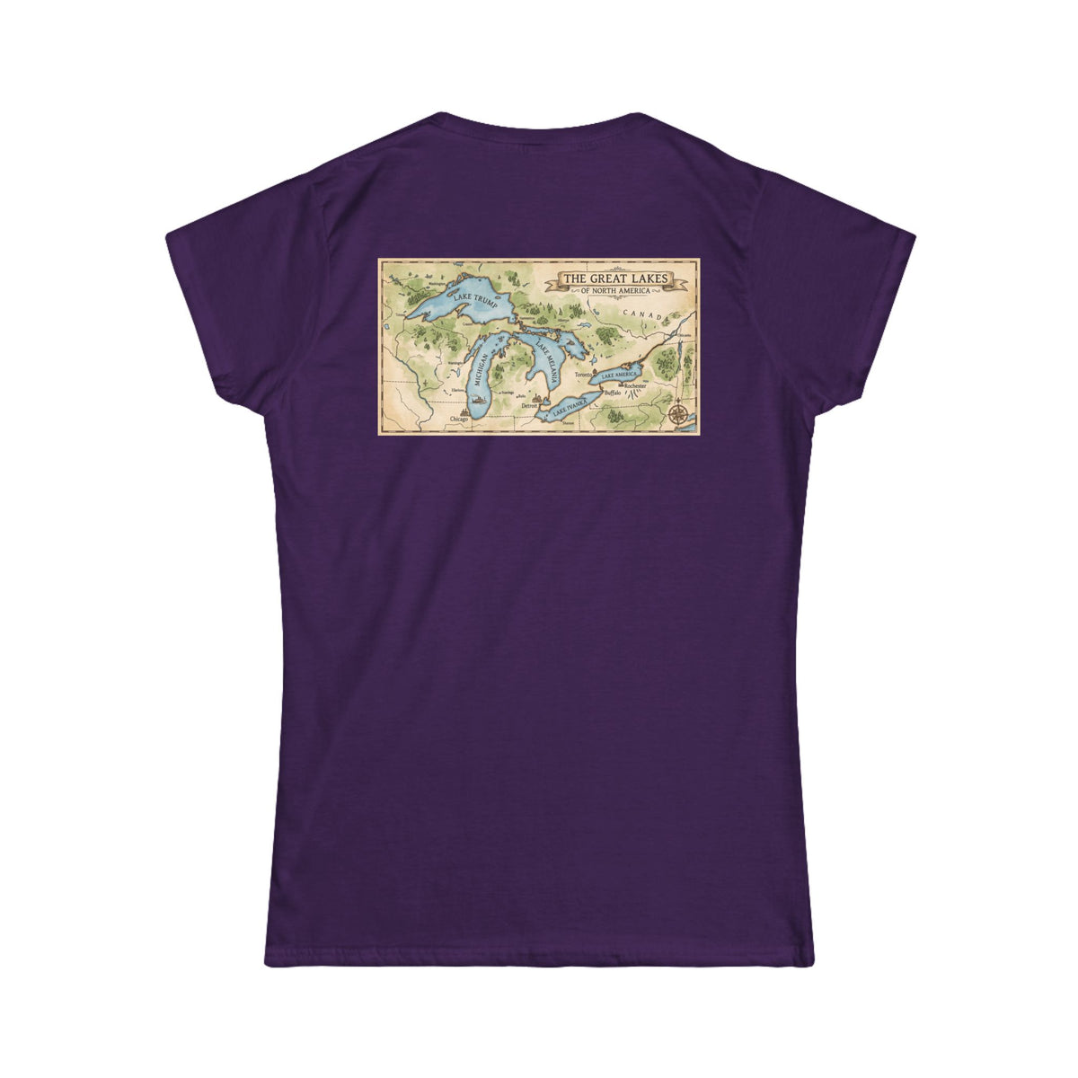Color: Purple | 51st State Great Lakes Women's Tee