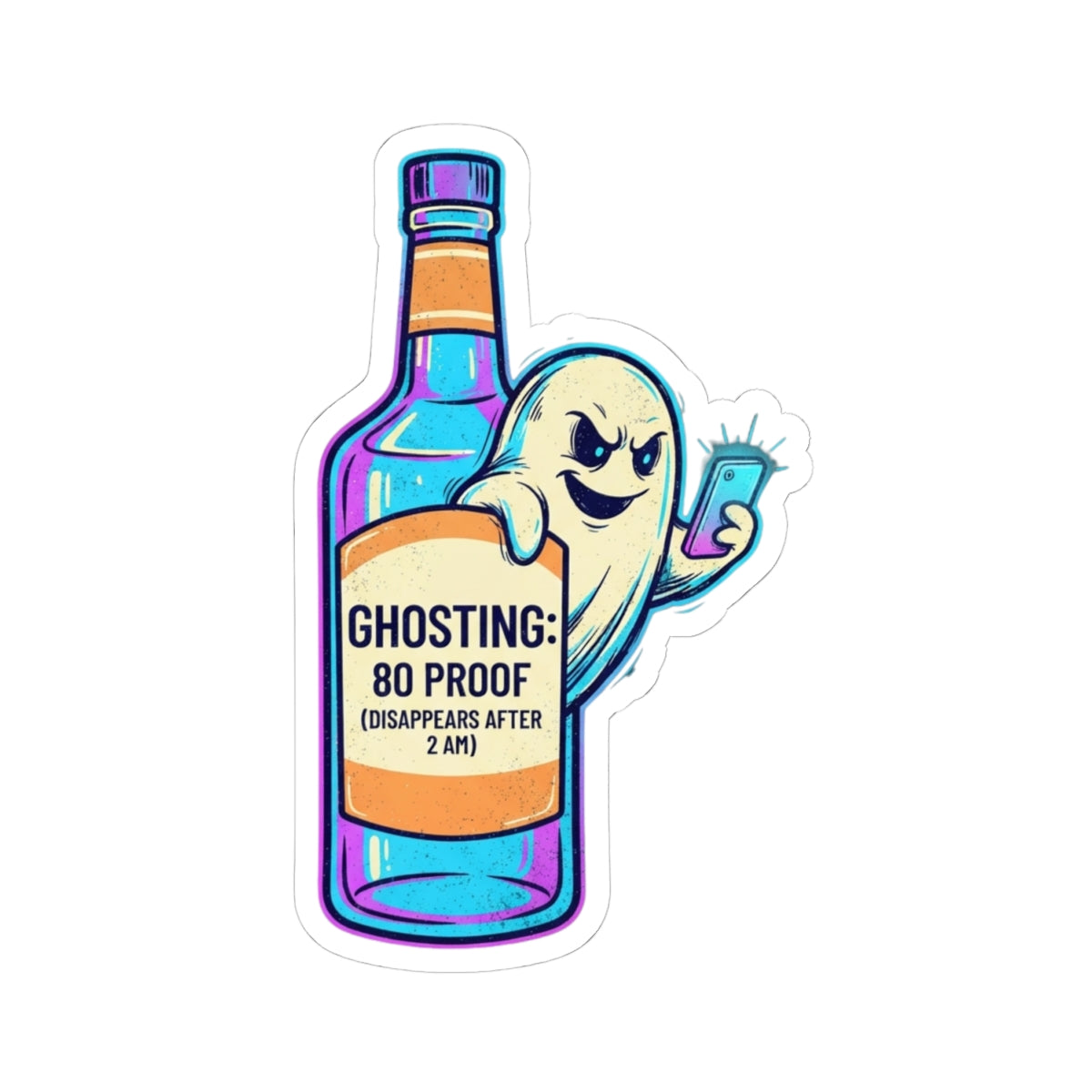 "Ghosting" Sticker — Main