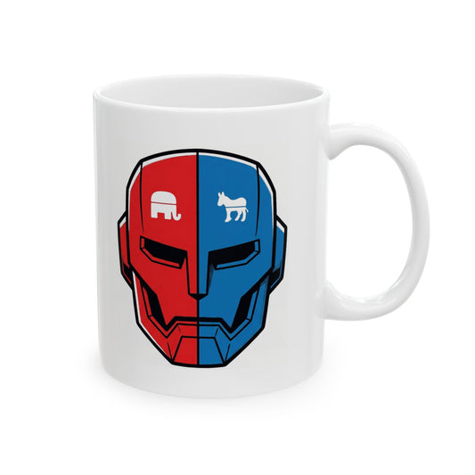"My AI Has Opinions" White Ceramic Mug — Graphic