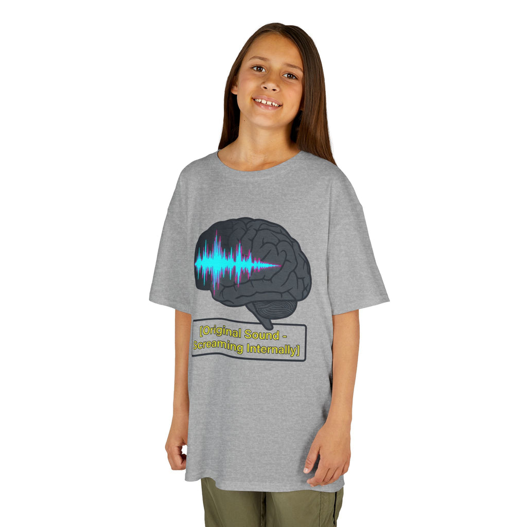 "Screaming Internally" Kids Tee