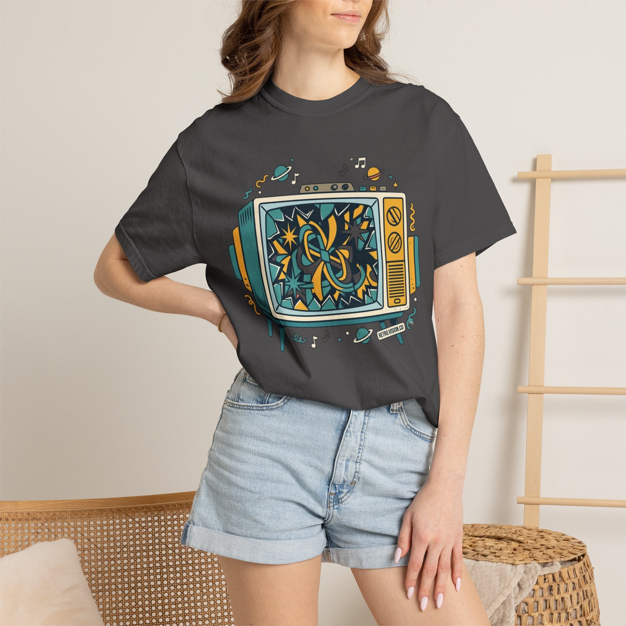 "Retro Vision" Unisex Garment-Dyed Tee
