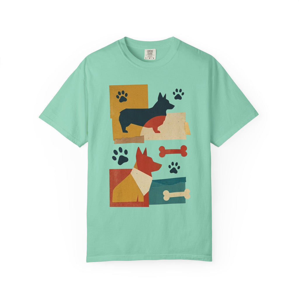 "Dogs and Bones" Unisex Garment-Dyed Tee