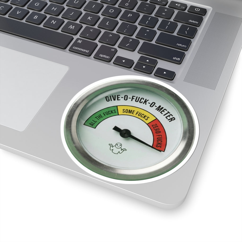 "Fuck-O-Meter" Sticker