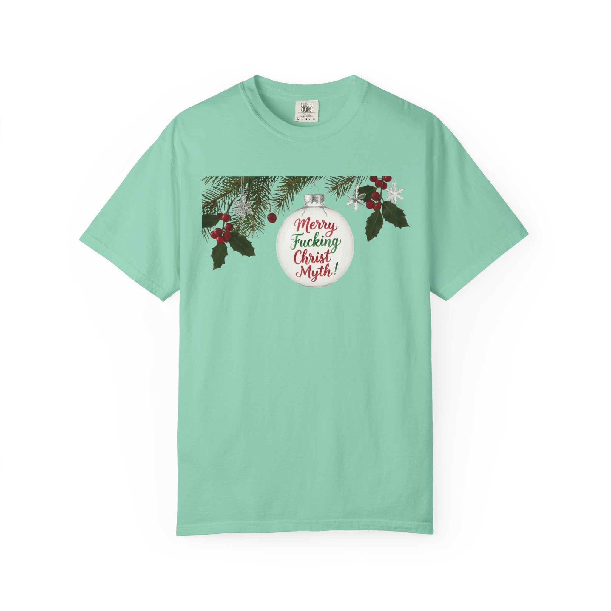 "MF Christ Myth" Unisex Garment-Dyed T-shirt
