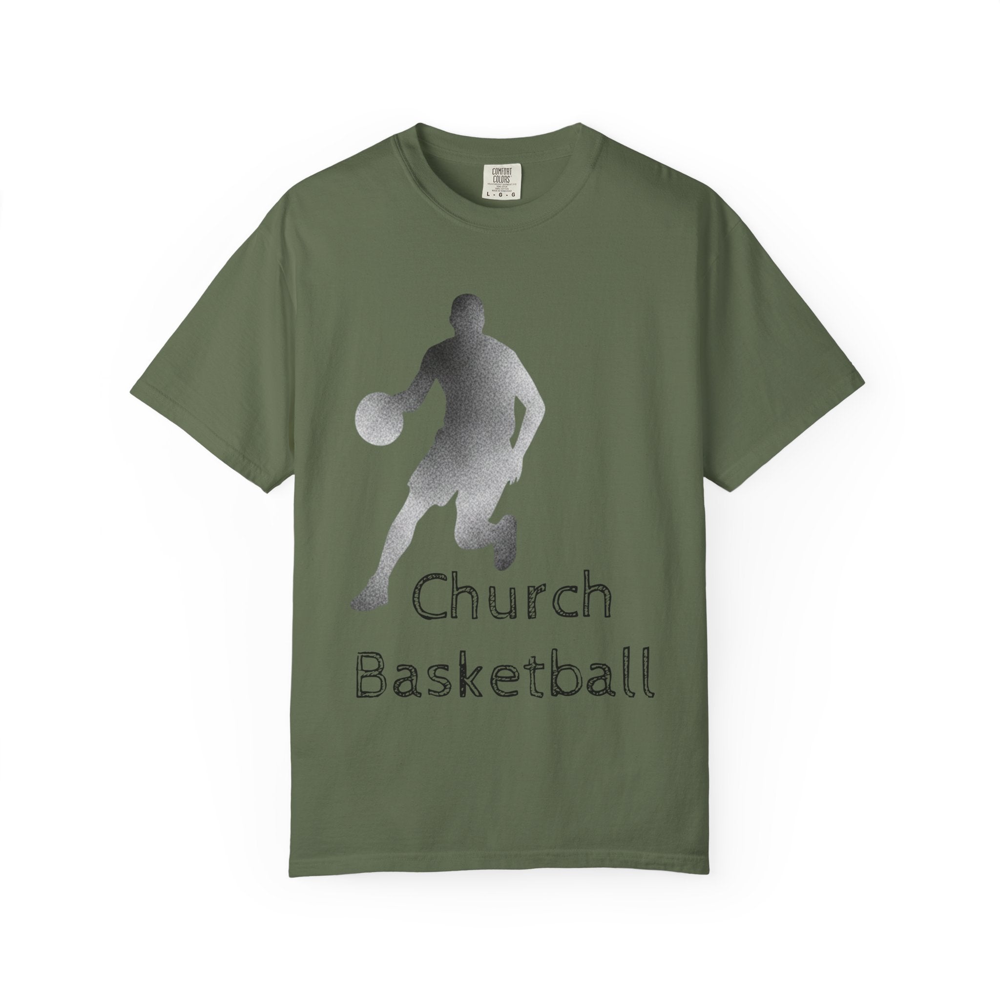 "Church Basketball: High Court" Unisex Garment-Dyed T-shirt
