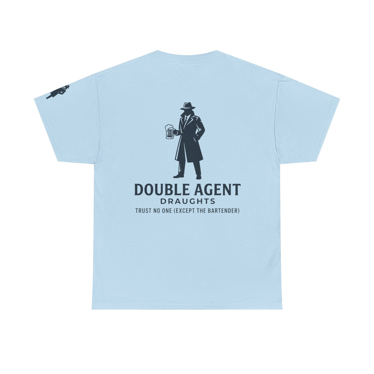 Color: Light Blue | Double Agent Draughts Premium Graphic Tee